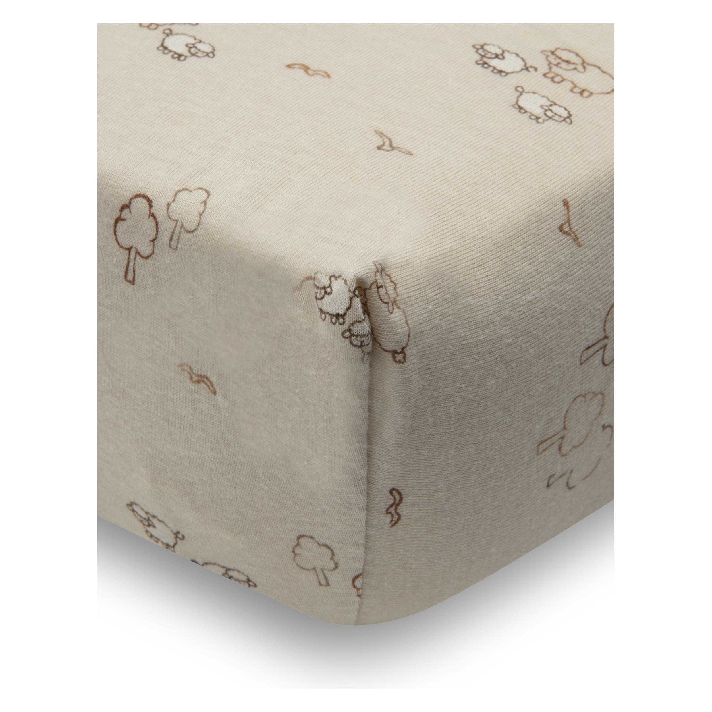 Jollein Spannbettlaken Jersey 40/50x80/90cm - Woolly (80 x 40 cm) (511-501-68199)
