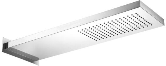 Herzbach Living Spa Wand-Regenbrause 11.661700.1.01 537x165mm, Regen, Edelstahl poliert