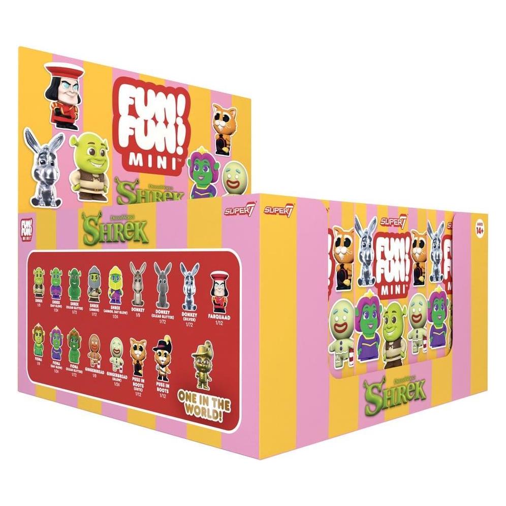 Super7 Shrek Fun! Fun! figurines mini Wave 01 Blind Box Display (9) (SUP7-FM-SHRK-12955)