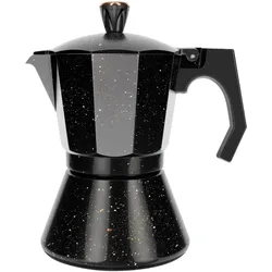 Eisenbach Moka 6 Espressomaschine, Espressokocher, Schwarz