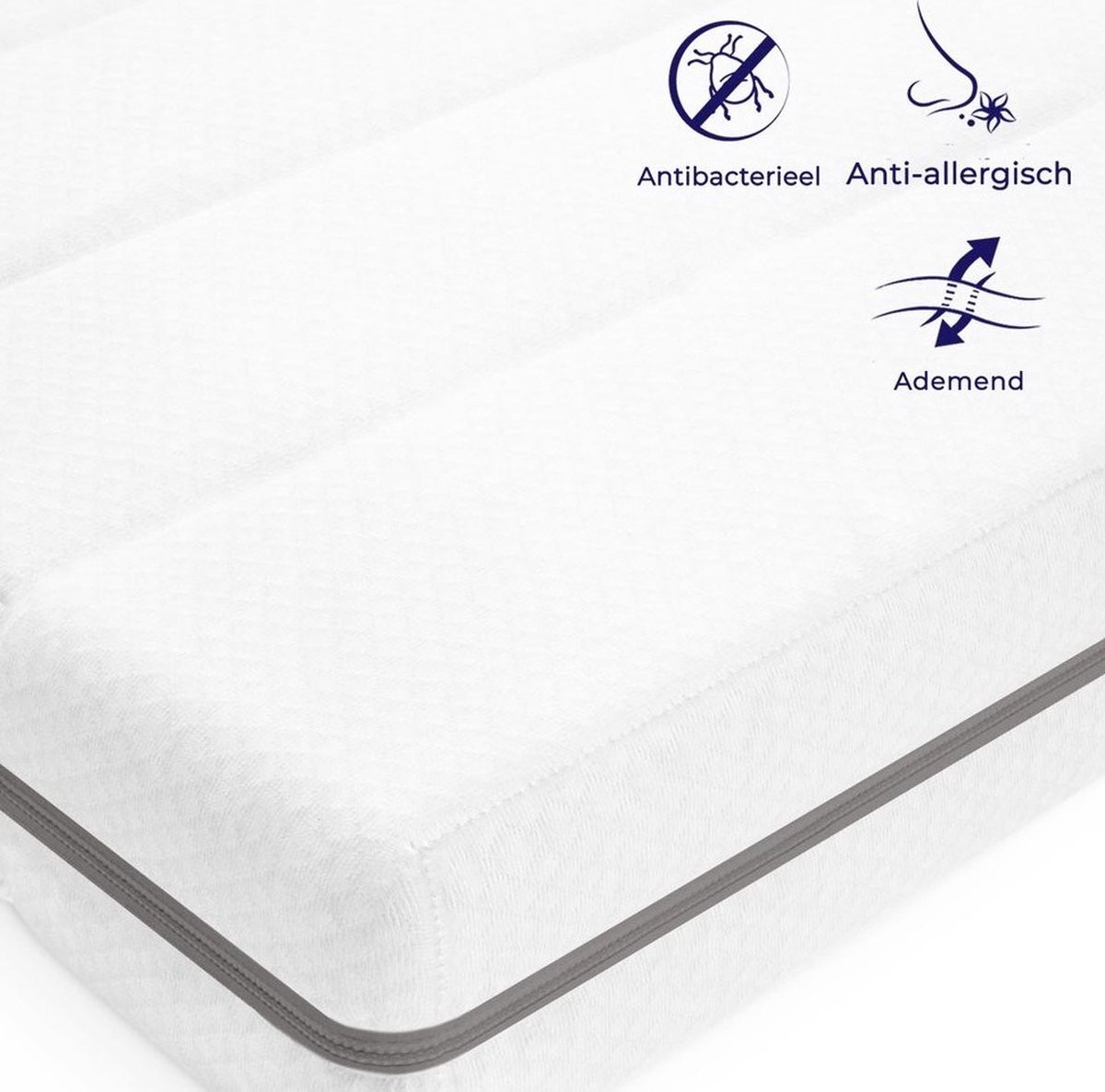 Hydro Hotel Deluxe Topdek Matras 180x200 cm, Hoogte: 9 cm