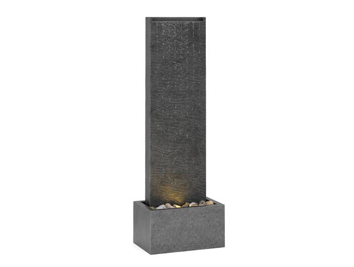 Brunnen Steinoptik mit LED 34 x 22 x 100 cm