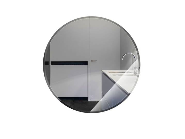 KEDIA Rond Miroir Salle de Bain 70*70*4.5cm avec éclairage LED et Fonction Anti-buée pour Salle de Bain Entrées Salon