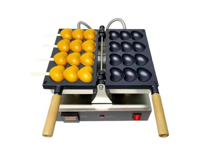 Elektrisches Waffeleisen For Herzförmige Waffeln (1600 W), Ideal For Die Zubereitung Von Eierwaffeln Und Als Snack For Den Gewerblichen Gebrauch GleichmäßIge WäRmeverteilung