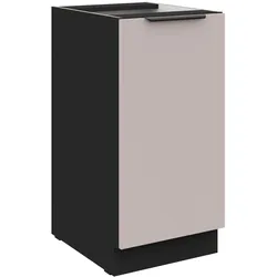 Küchen Unterschrank 40 cm Küche ARONA Kaschmir beige Küchenzeile Küchenblock