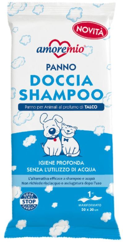 Mitac Amore Mio Panno Doccia Shampoo Maxi Talco 1PZ