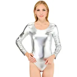 Lackbody für Erwachsene, silber