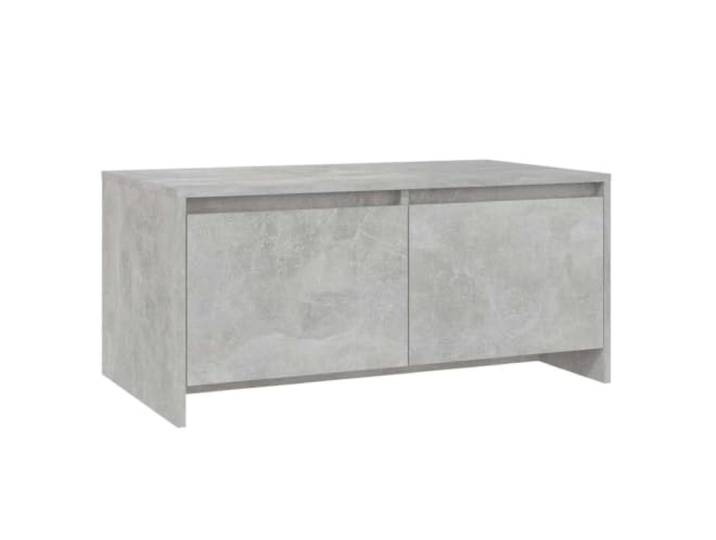 Makastle Wohnzimmertisch Couchtisch Betongrau 90x50x41,5 cm Holzwerkstoff
