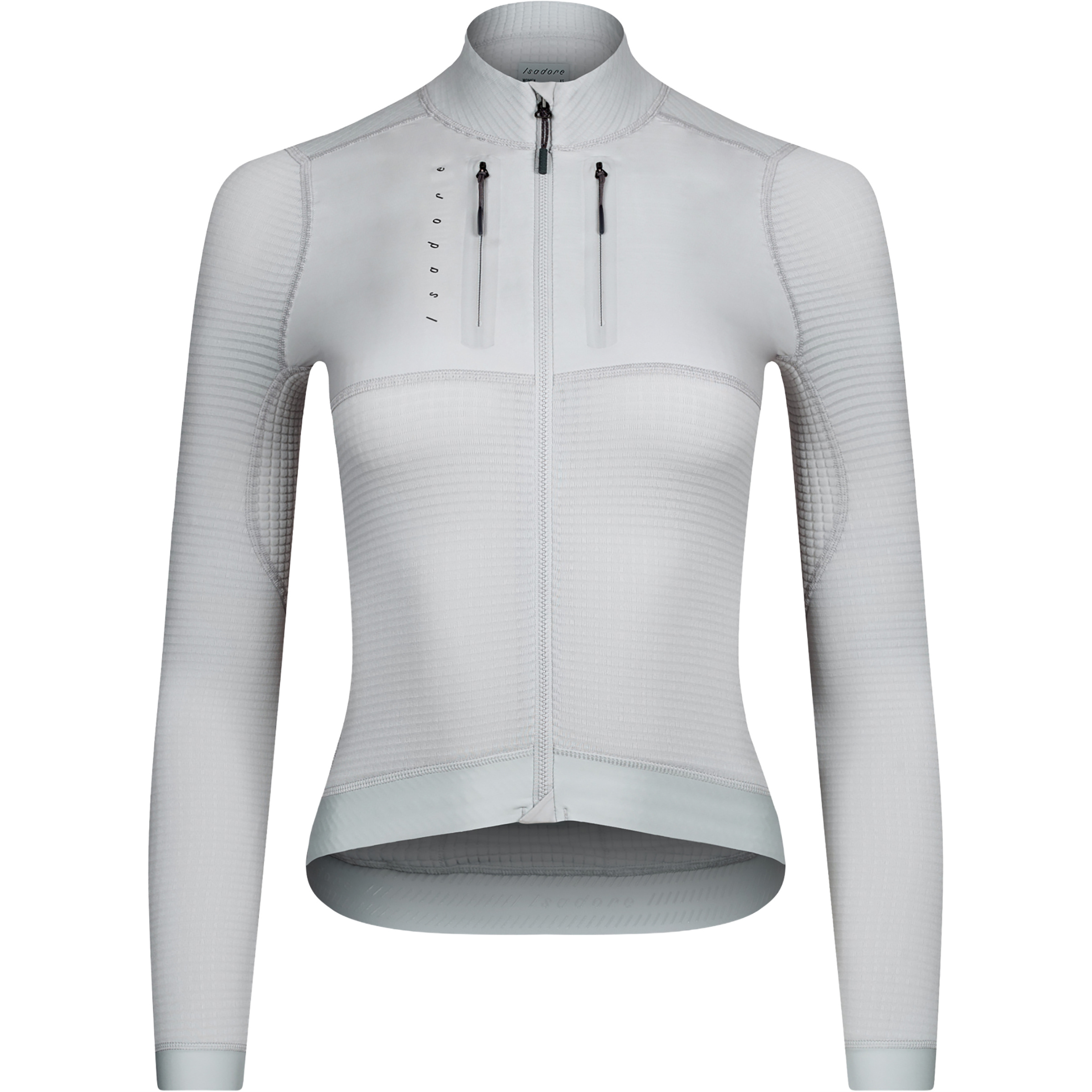 Isadore Alternative Winter LS Trikot Damen Radtrikots grau Größe M Gravel | Rennrad Elastisch Polartec