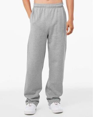 Bella + Canvas 3725 Sponge Fleece Straight Leg Sweatpants in Heather size XS