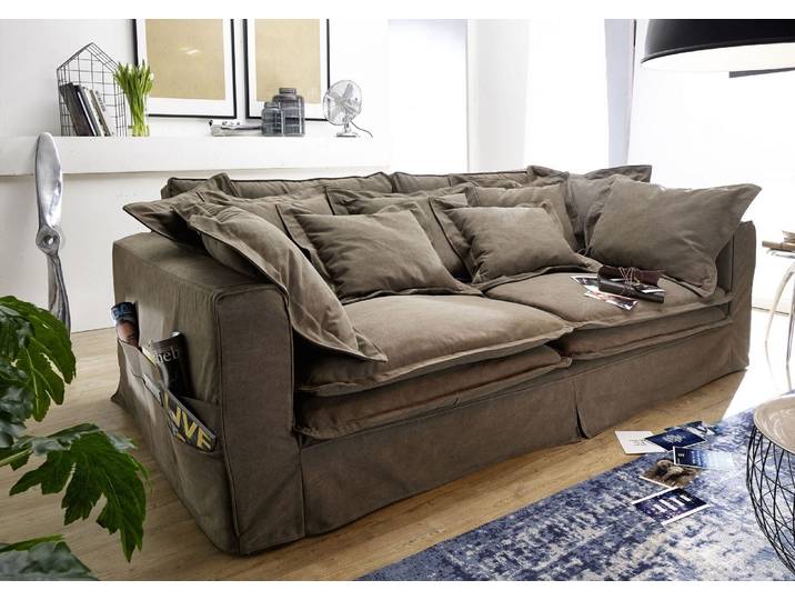 Canapé profondeur XXL 240x144 Brun SOFAS