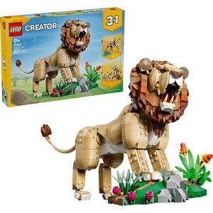 LEGO Creator 3in1 31386 Wilde Tiere: Majestätischer Löwe, ab 9 Jahre, 839 Teile