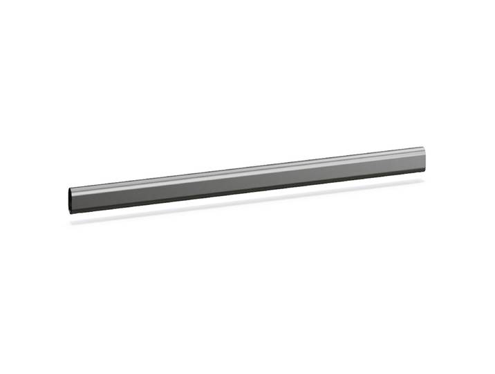 Kleiderstange 43cm Grau/Silber Metall, lackiert