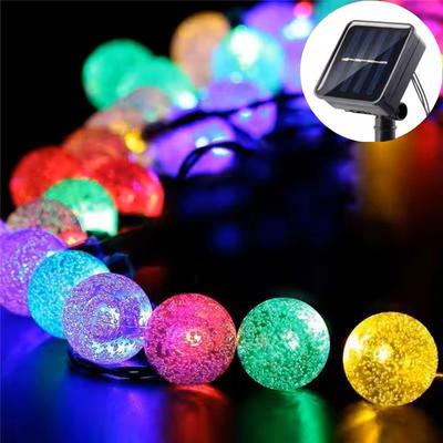 Uplift Treasures Solar Crystal Globe LED String Lights multicolor 12 M 100 Leds (1 Pc)