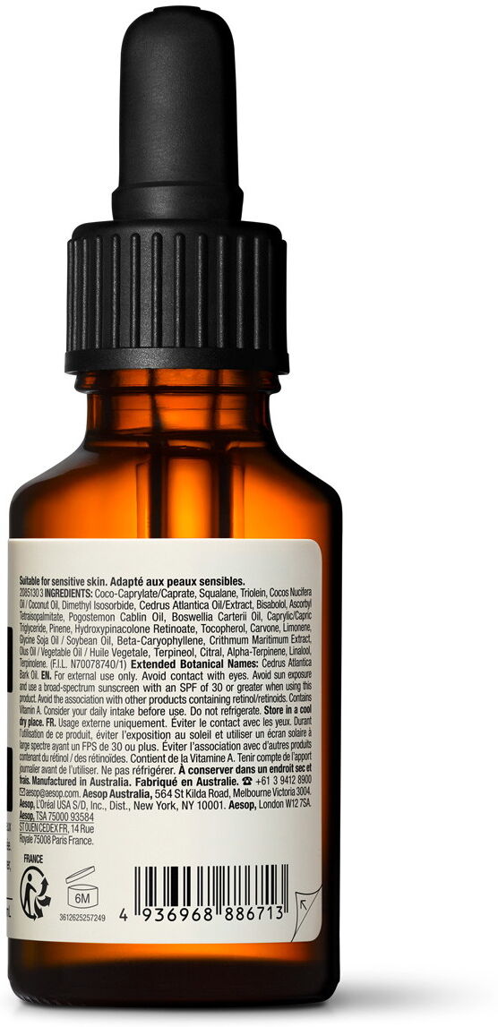25ml Aesop Resolute Facial Concentrate