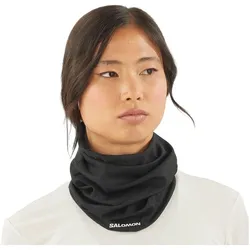 Salomon, Herren, Sturmhaube + Halsschlauch, Schlauchtuch Cross NeckHead Tube U Schwarz, Schwarz, One Size