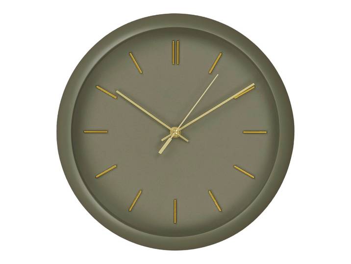 Wanduhr Rossano Wall Clock Dunkelgrün Ø ca. 30cm
