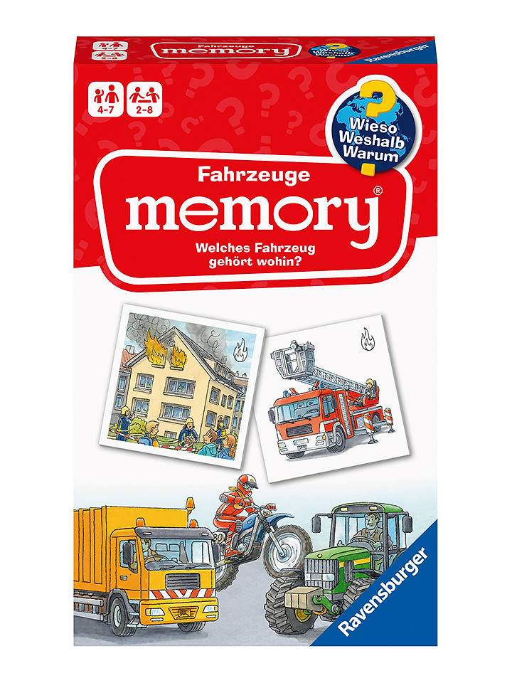 Ravensburger memory® "Fahrzeuge memory®" - ab 4 Jahren - onesize