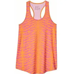 DELICATELOVE Damen Shirt Yoga Top TALLULAH SWINGING PATTERN, Größe XS in Orange Orange