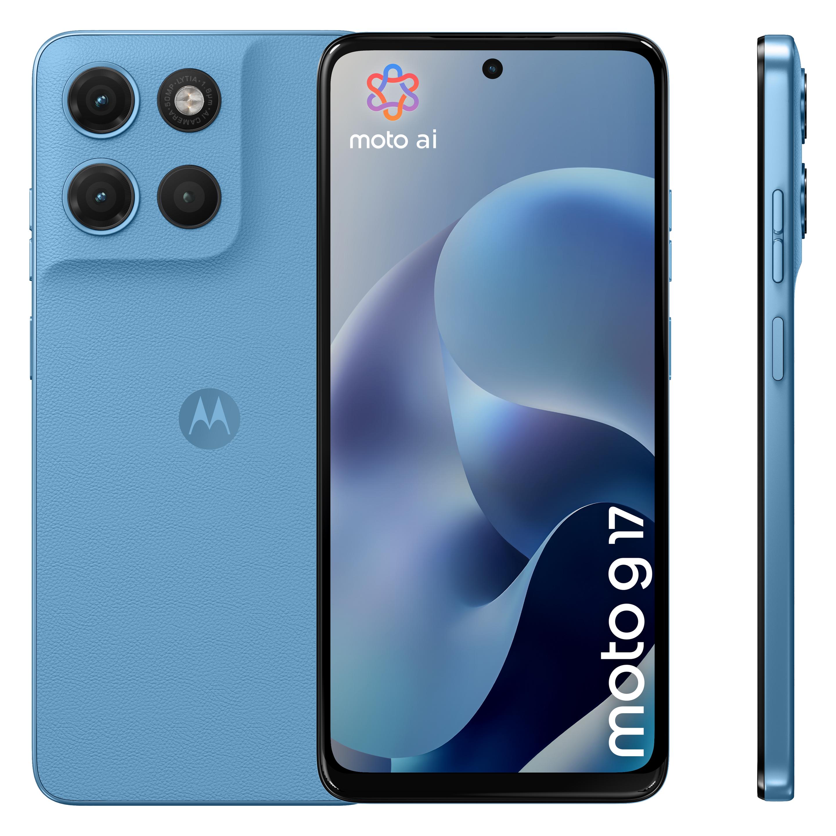 Motorola Moto G17 (128 GB, Pantone Alaskan Blue, 6.72", Dual SIM, 4G) (PBBK0003PL)