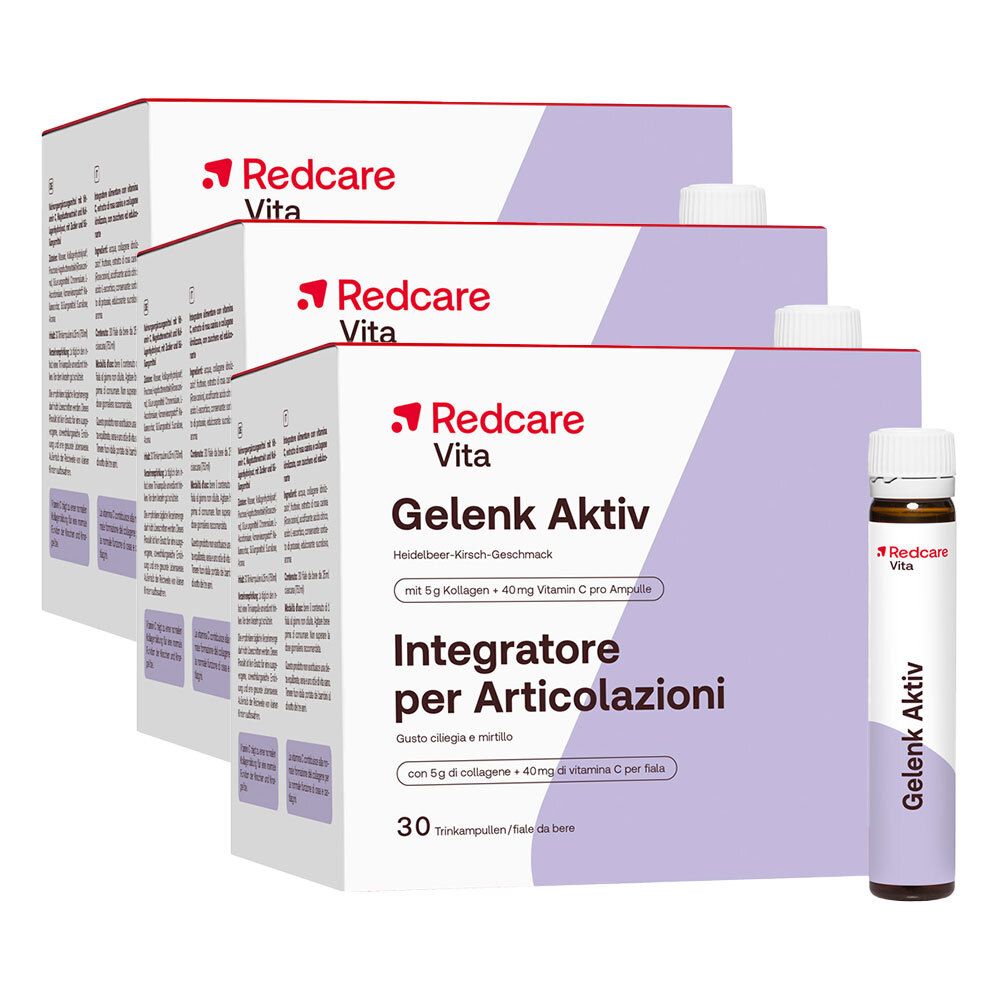 Gelenk Aktiv Redcare 3er-Pack 3x30 St Trinkampullen
