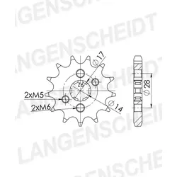 Supersprox Ritzel 428 13Z