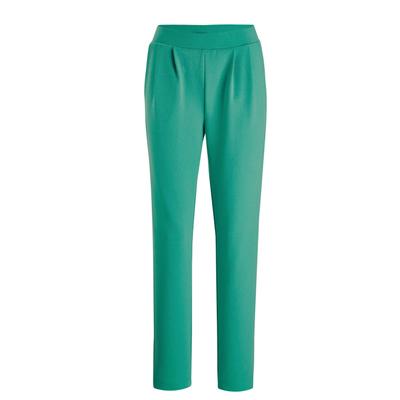 Schlupfhose GOLDNER "Businesshose SARA mit Komfortbund", Damen, Gr. 42, N-Gr, grün (smaragd), Obermaterial: 95% Polyester PES. 5% Elasthan EL., normal, Hosen Schlupfhose, Temperaturausgleichende Eigenschaft