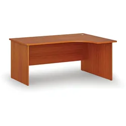 Büro-Eckschreibtisch PRIMO WOOD, 160x120 cm, rechts, Kirsche