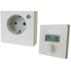 Sturotec Thermostat funkgesteuert für Infrarot-Heizkörper, Heizung, STUZFTSW, weiß