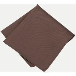 Einstecktuch Uni Braun