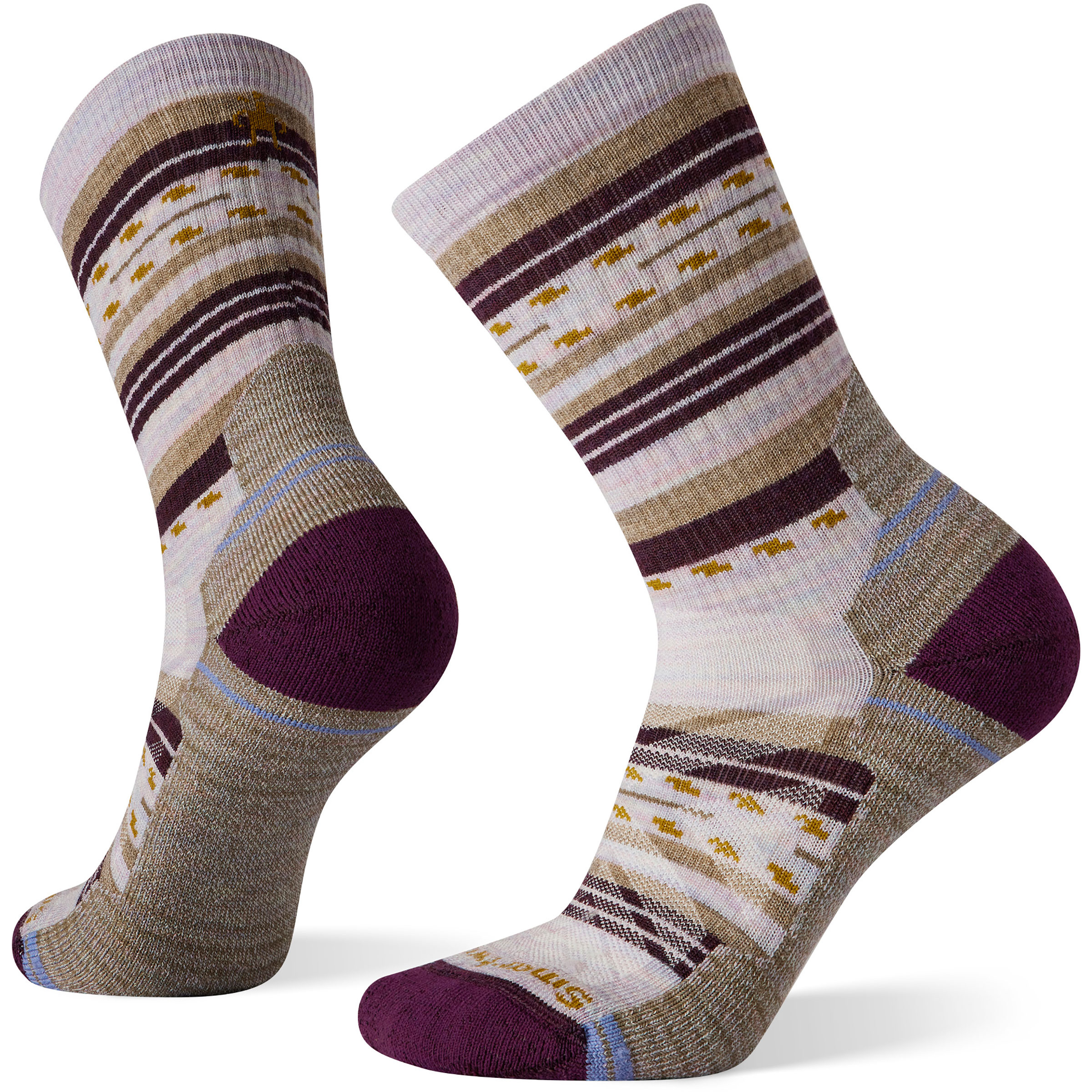 Smartwool Hike Light Margarita Damen Wandersocken beige Größe 34 Trekking Atmungsaktiv Merinowolle