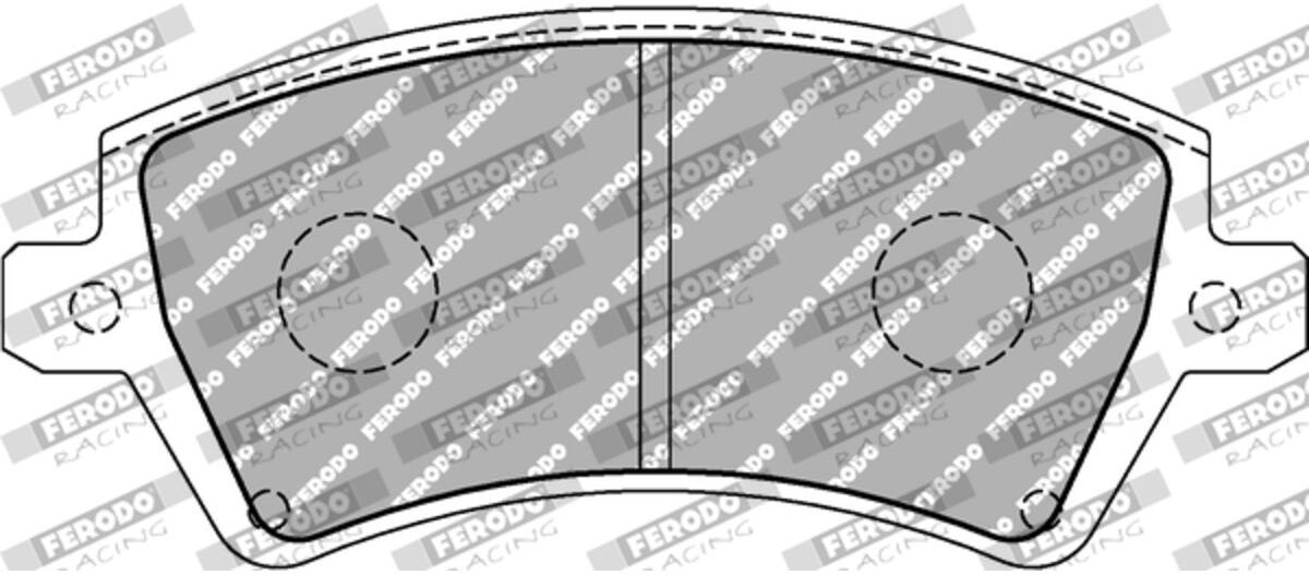Sportbremsbeläge ohne Straßenzulassung FERODO FCP1573H
