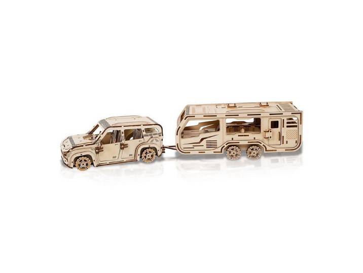 LuxusKollektion 3D-Puzzle 3D Holzpuzzle Wohnmobil Mechanisches Auto Modell, Puzzleteile