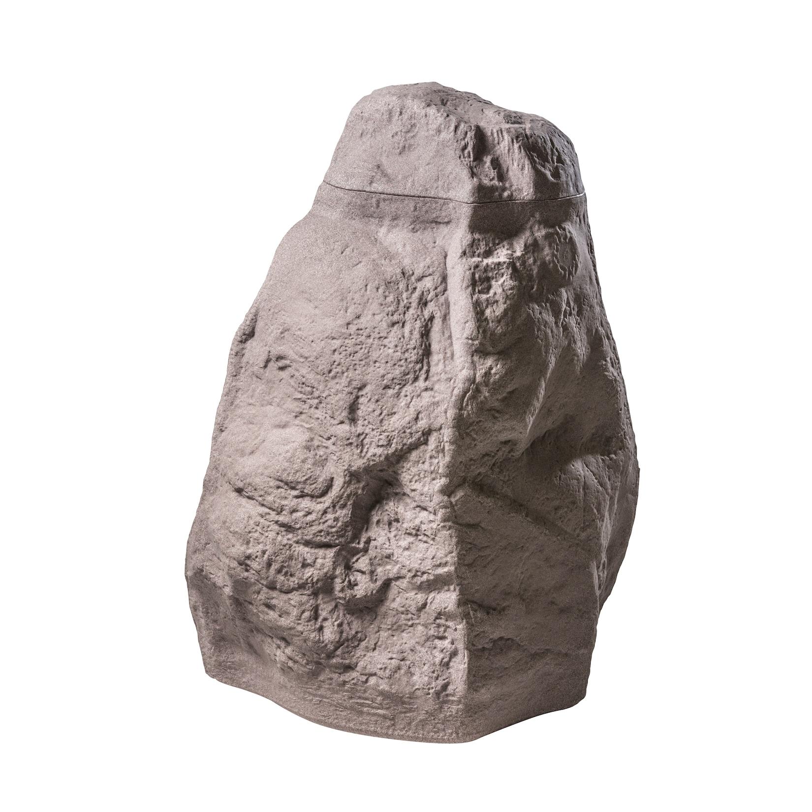 GreenLife Dekor-Regenspeicher "Hinkelstein" granitrot 230 l Natursteinoptik