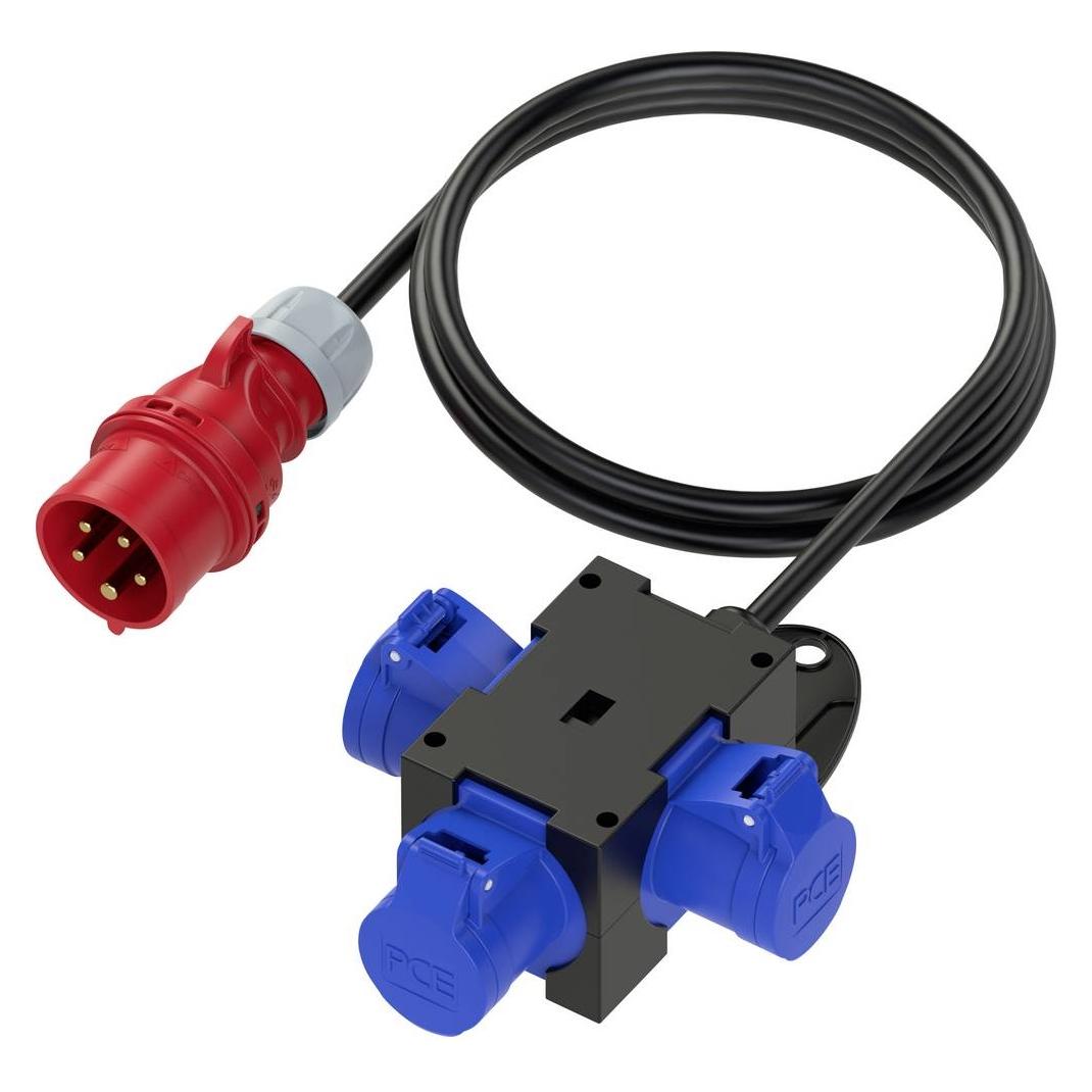 PCE CEE Stromverteiler (3x, CEE 16/3) (9430439)