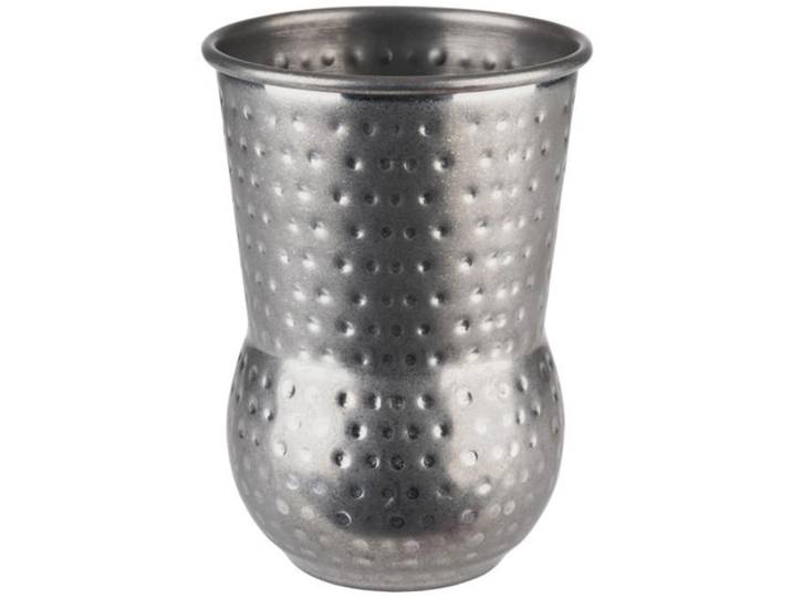 APS Mug Julep Mug Antik-Edelstahl gehämmert D8cm H11,5cm - 277