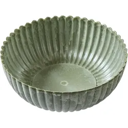 Schale Kunststoff D25H9cm Recycling Material  - grün