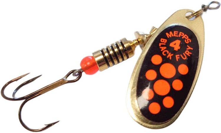 Mepps Black Fury-Gold/orange-4