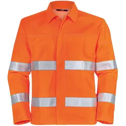 Uvex,  Arbeitsjacke protection flash orange, warnorange 60 (60)