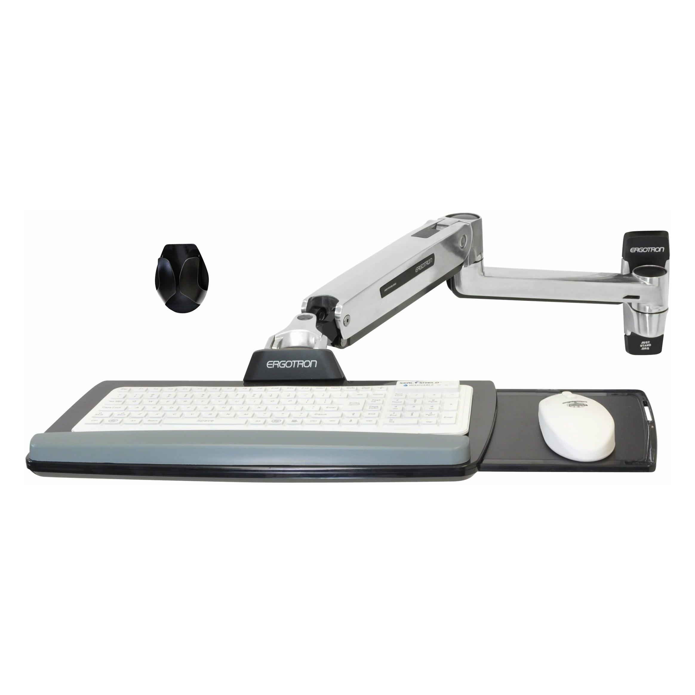 Ergotron LX Steh-Sitz-Wandmontage-Tastaturarm (45-354-026)
