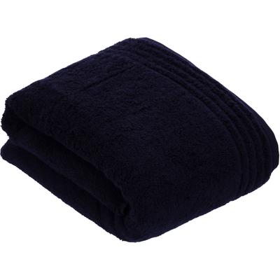 Badetuch VOSSEN "Vienna Style Supersoft", blau (deep water), B:100cm L:150cm, Walkfrottee, Baumwolle, Handtücher, Badetuch, Supersoft Baumwolle