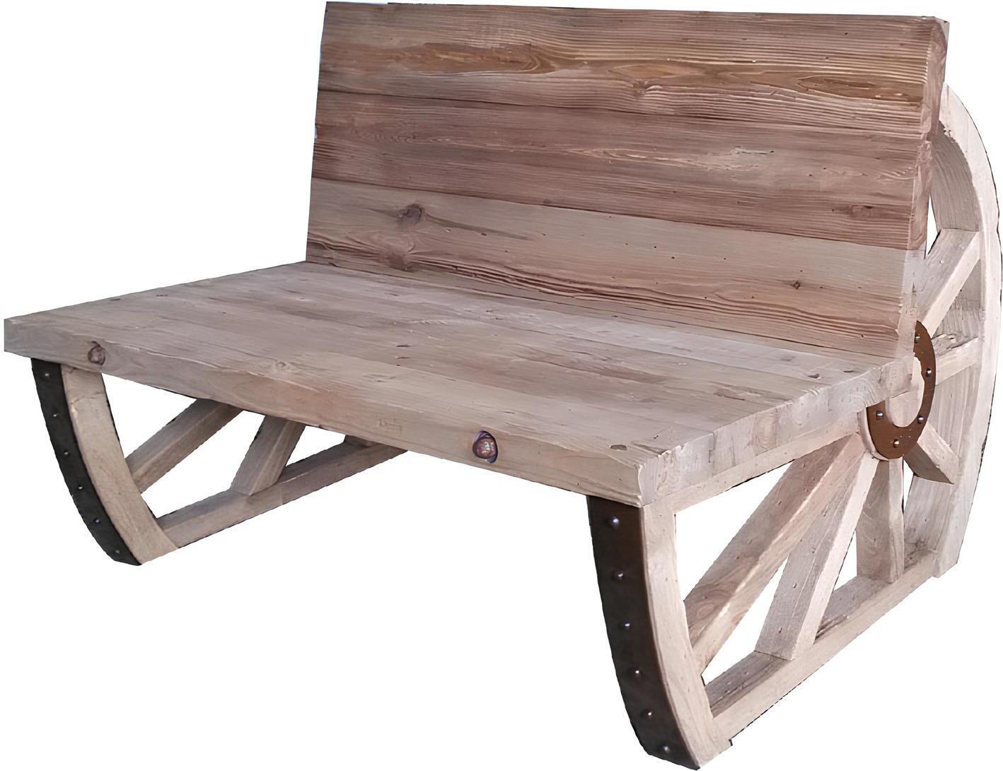 Gartenbank Holz Parkbank Massiv Sitzbank Garten Gartenmöbel 2-Sitzer Bänke