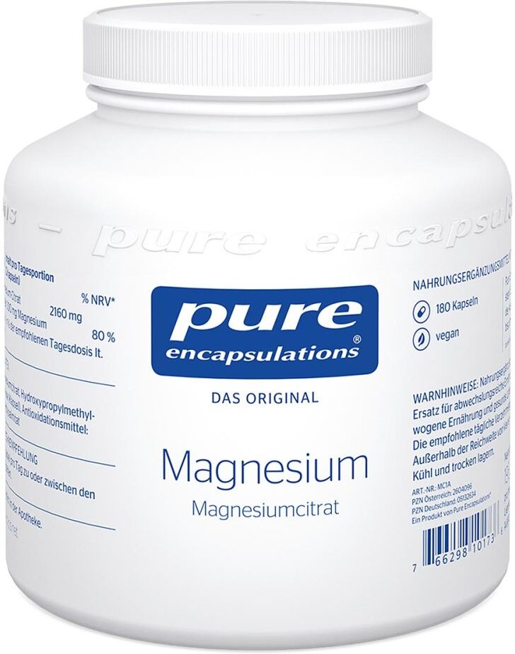 Pure Encapsulations Magnesiumcitrat Kapseln 180stk