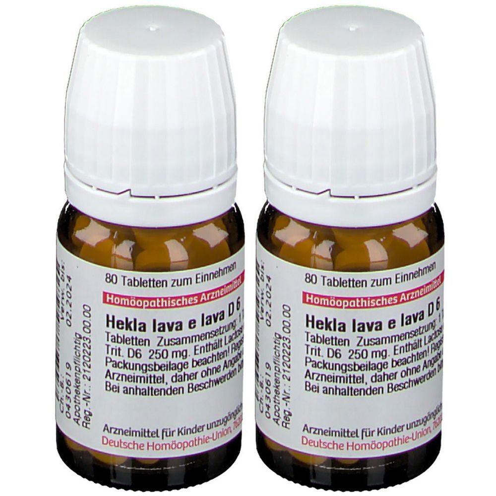 Hekla lava e D 6 Tabletten Doppelpack 2x80 St