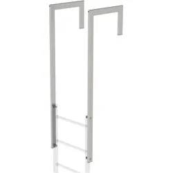 Munk, Leiter + Gerüst, Ausstiegsholm abgewinkelt Edelstahl V2A (160 cm)
