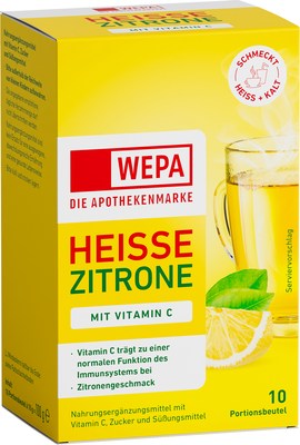 WEPA Apothekenbedarf GmbH & Co KG WEPA heiße Zitrone+Vitamin C Pulver 10X10 g 18336953