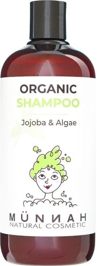 Münnah Natural Cosmetic Bio Champú Jojoba Algas 500 ml