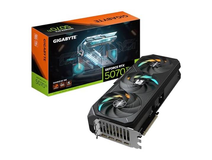 GIGABYTE GeForce RTX 5070 Ti GAMING OC 16G Grafische Kaart