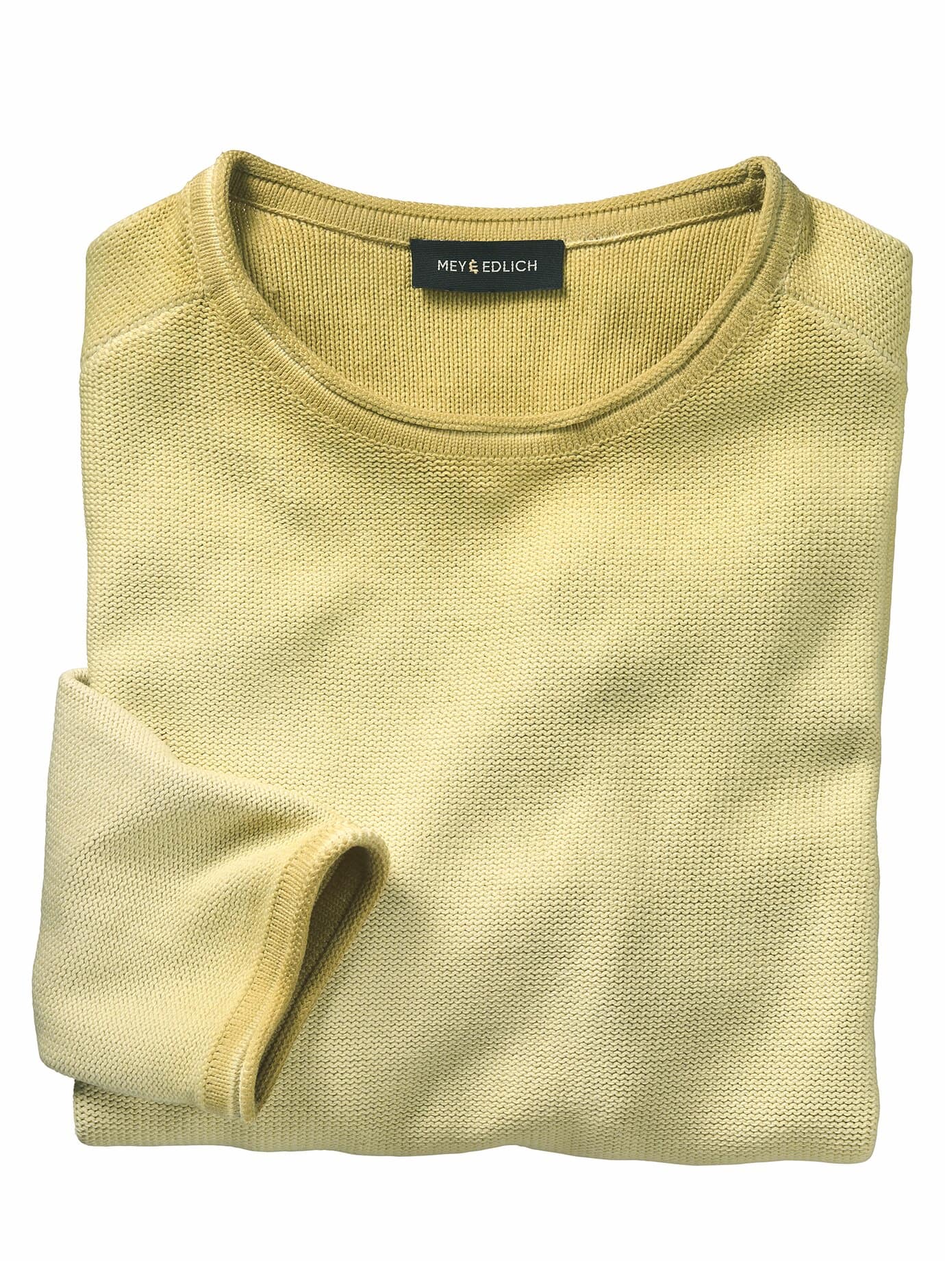 Mey & Edlich Gegenton-Pullover Gelb 58