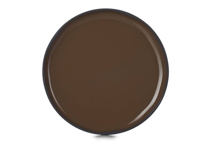Revol Caractère Dessertteller, Ø15cm, Tonka - Farbe: dunkelbraun - Material: Porzellan - 931